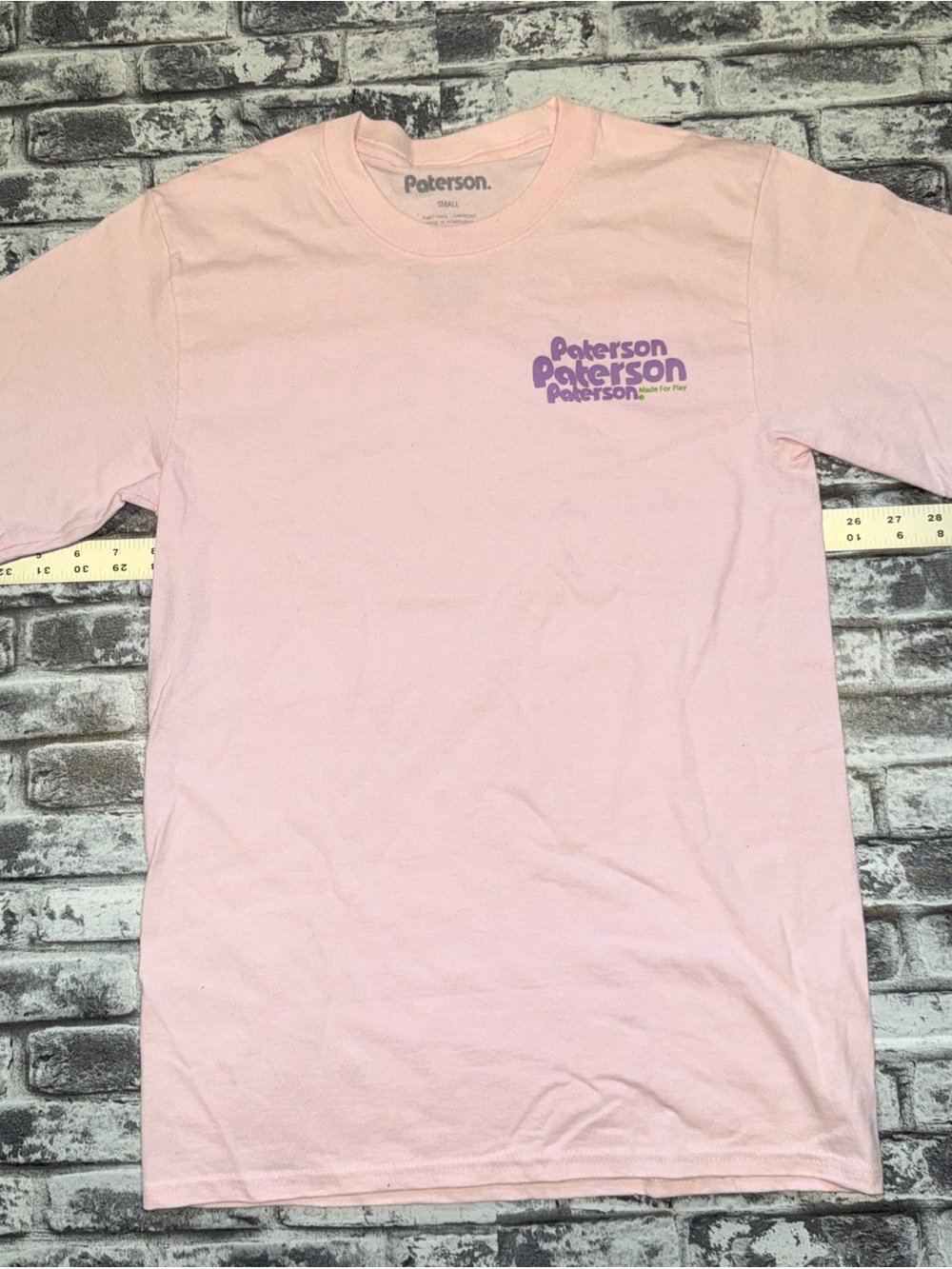Paterson Made for Play Men's Graphic T-Shirt Size Small - New